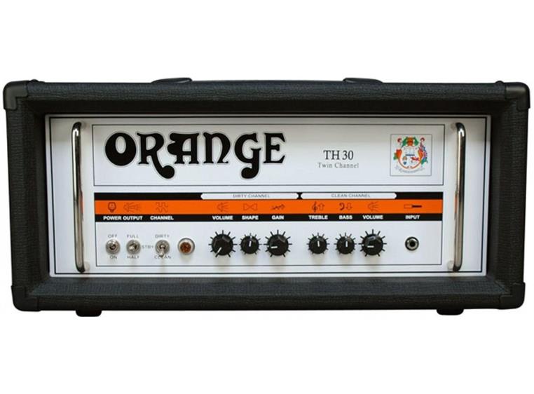 Orange TH30H-BLK 30W rørtopp tvillingkanaler, svart